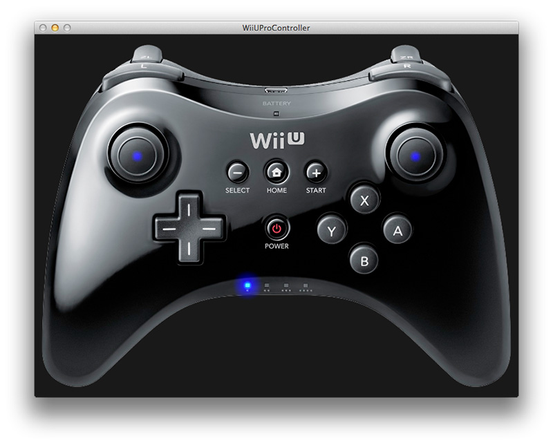 Wii U Pro Controller OSX sync